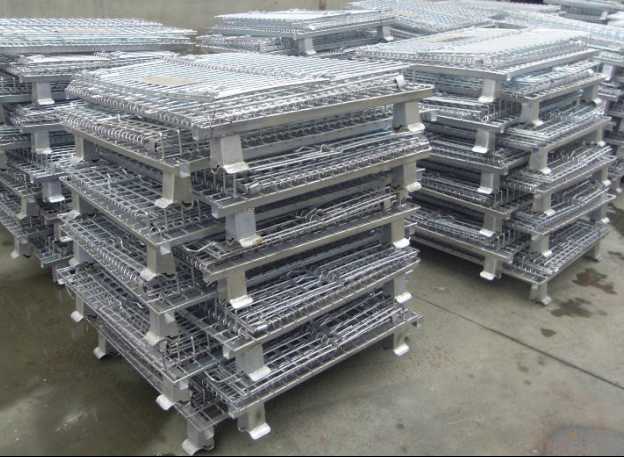 折疊倉儲籠/倉庫籠/網(wǎng)式托盤/蝴蝶籠/金屬籠 /周轉(zhuǎn)籠